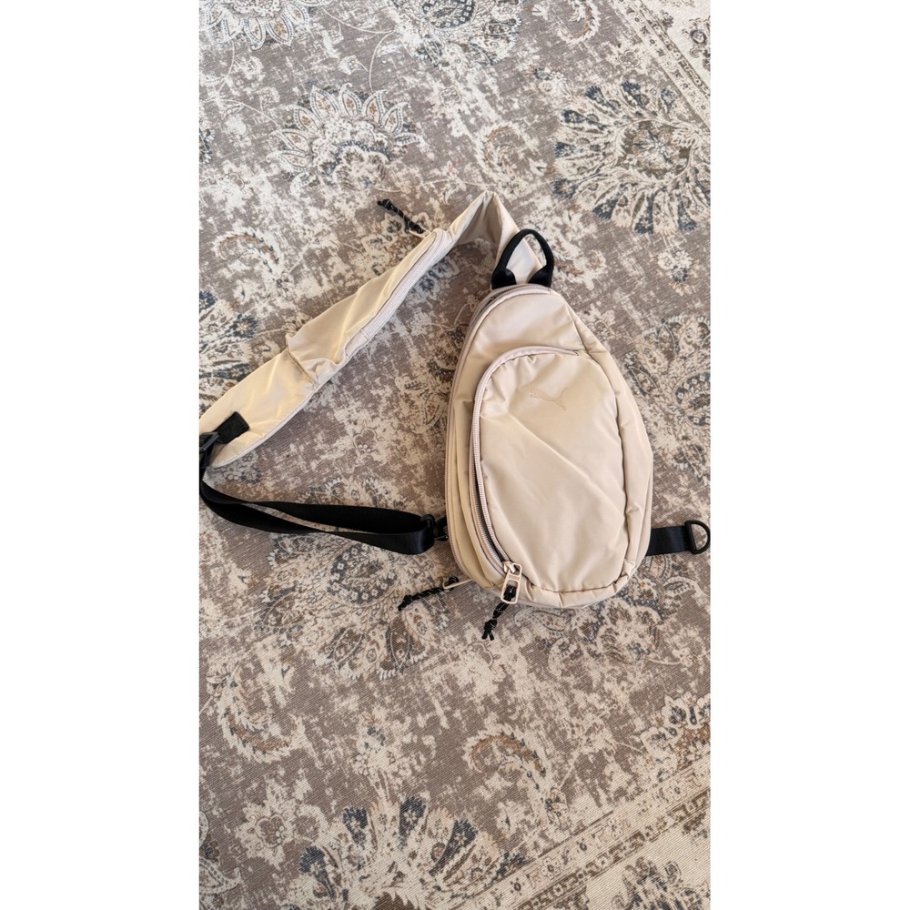 Puma Sling Bag Crossbody Fanny Pack Beige Lightweight Casual‎ Everyday Travel